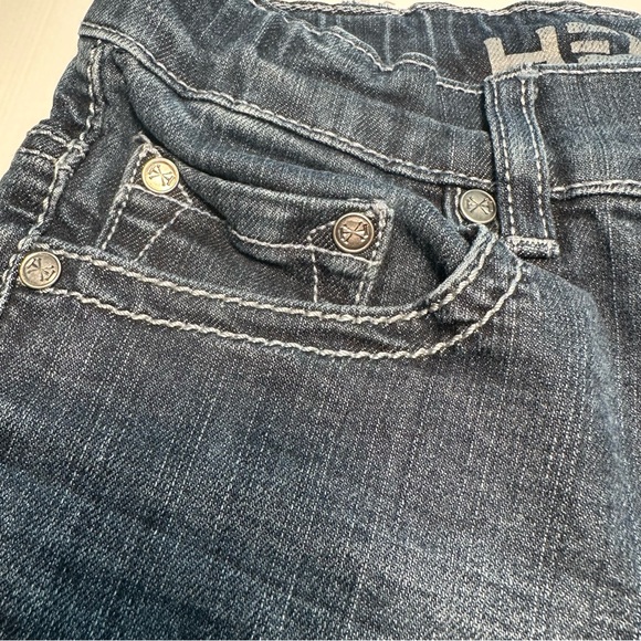 HELIX DARK WASH SLIM BOOT CUT JEANS YOUTH SIZE 12 - Picture 11 of 16